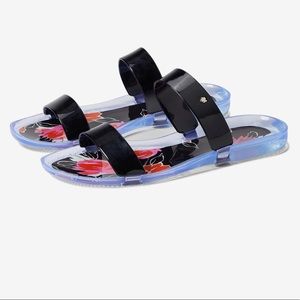 Ted Baker Juleey Bolt On Two Strap Jelly Sandal 6.5